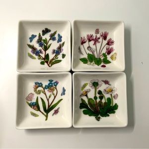 Portmeirion Botanic Garden Mini Butter / Dipper Dishes (Set of 4)